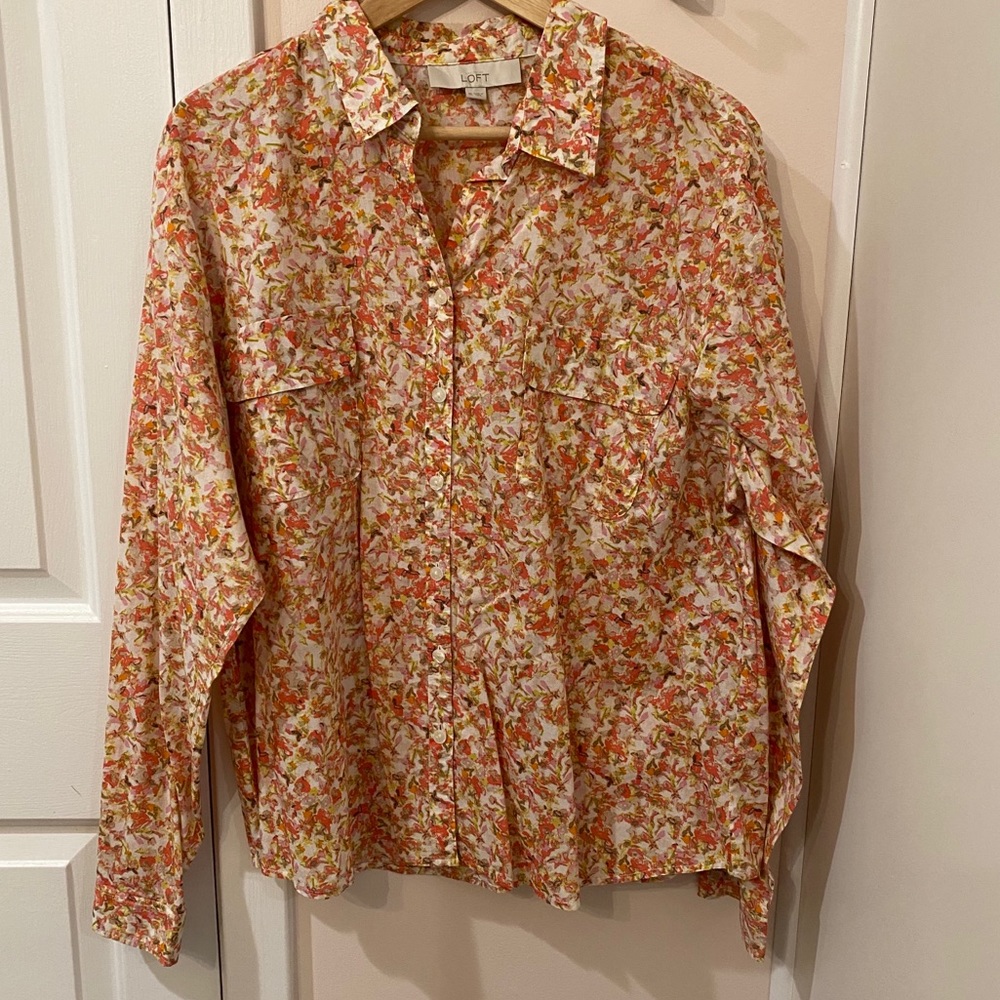 Loft Button Down Blouse - image 1